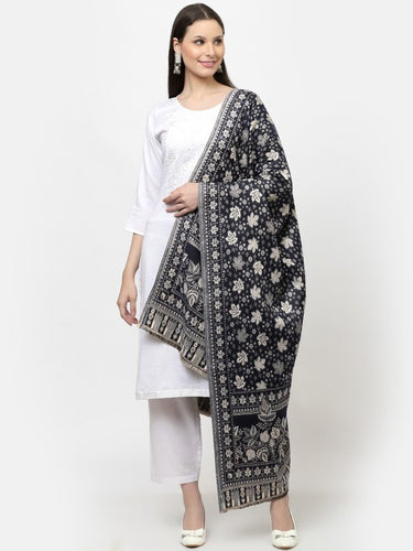 floral-woven-design-shawl